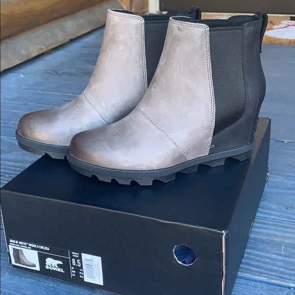Sorel Shoes - New Sorel Joan of Arctic Chelsea wedge